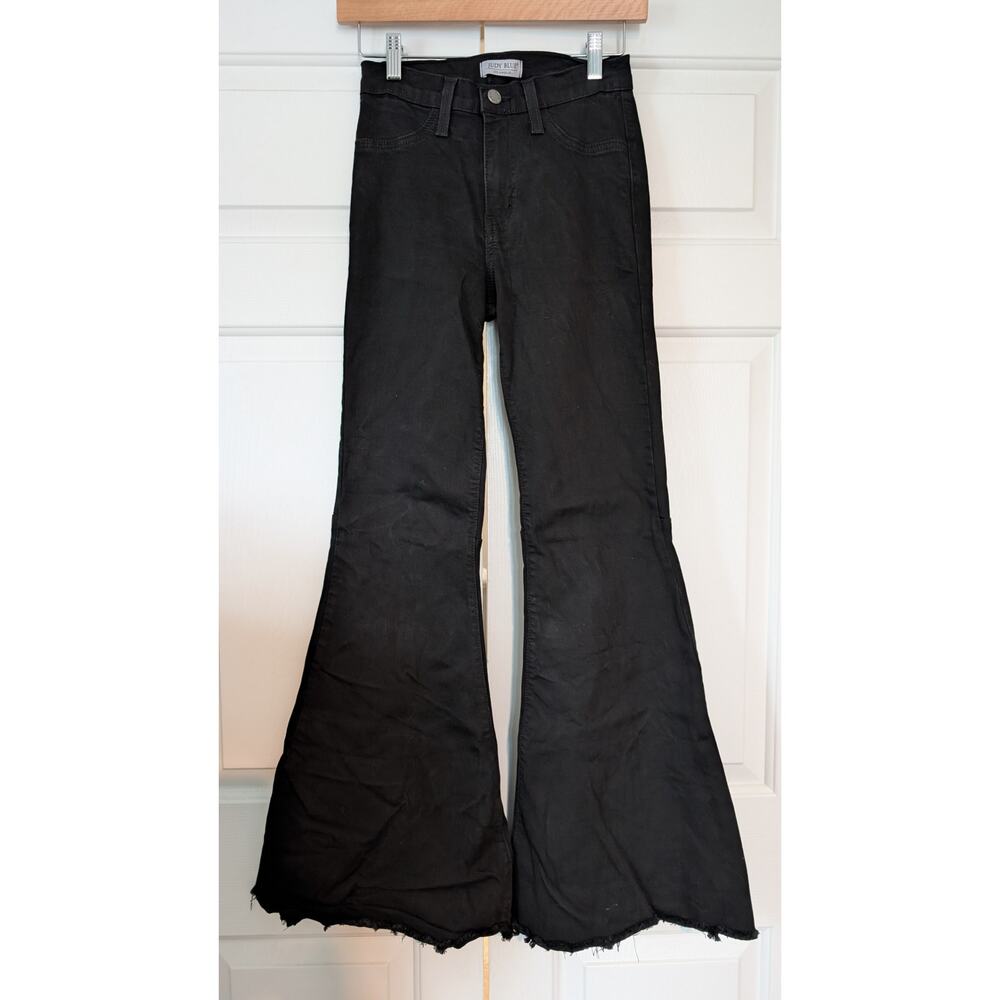 Judy Blue Black High Rise Super Flare Jeans